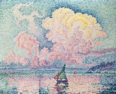 Antibes, die rosa Wolke, 1916 von Paul Signac